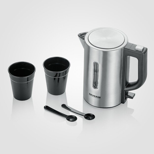 Severin WK 3647 electric kettle 0.5 L 1100 W Silver 2