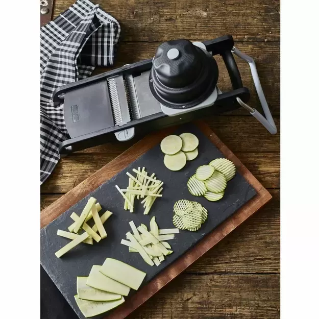 DE BUYER Mandolina SWING PLUS juoda tarka 1