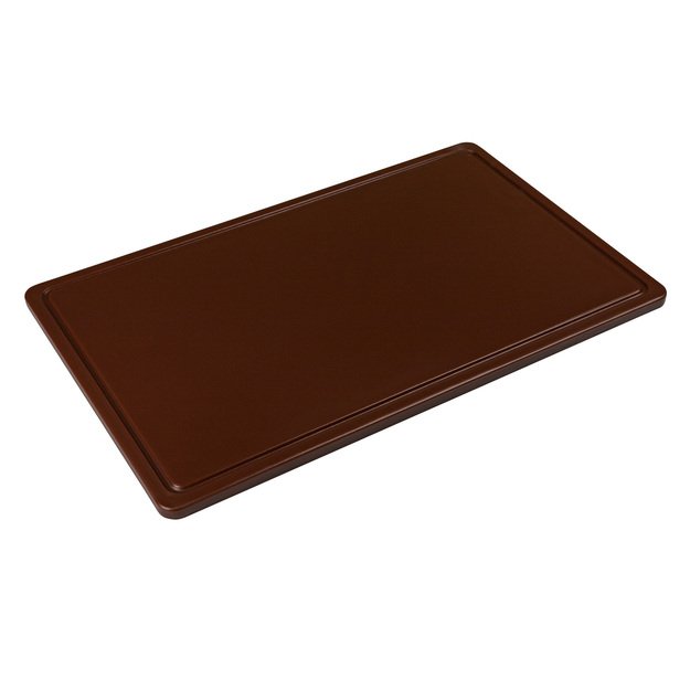 Cutting board, 40x60x2 cm, brown