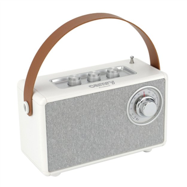 Camry | Speaker with radio | CR 1902 W | White | Wireless connection 6