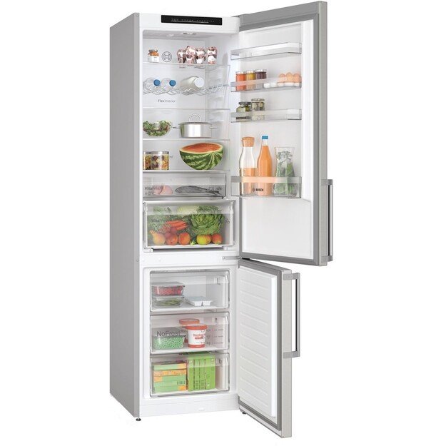Bosch Serie 4 KGN39VIBT fridge-freezer Freestanding 363 L B Stainless steel 1