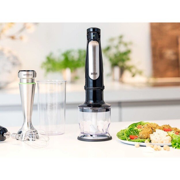 Braun MQ 7025X 0.6 L Immersion blender 1000 W Black, Stainless steel 2