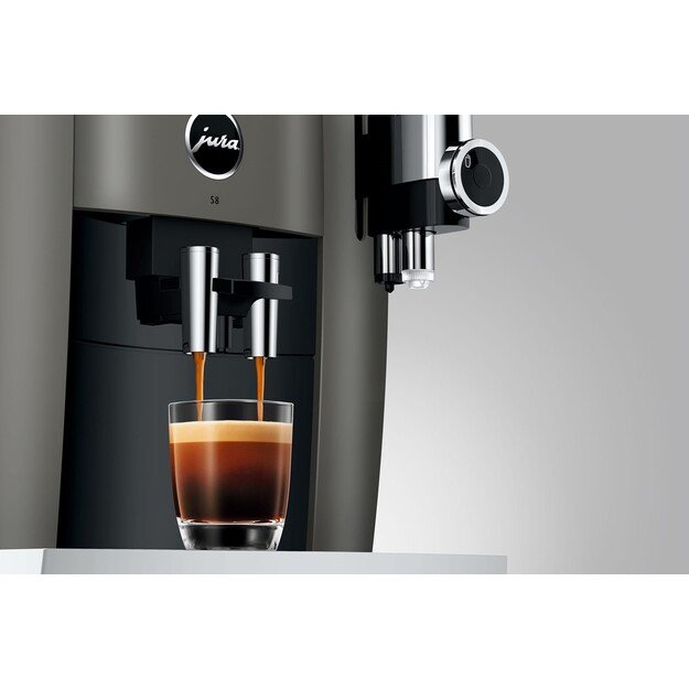 Jura S8 Dark Inox (EB) Coffee Machine 1