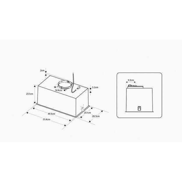 Įmontuojamas gartraukis SAMSUNG NK52FG454CM 5