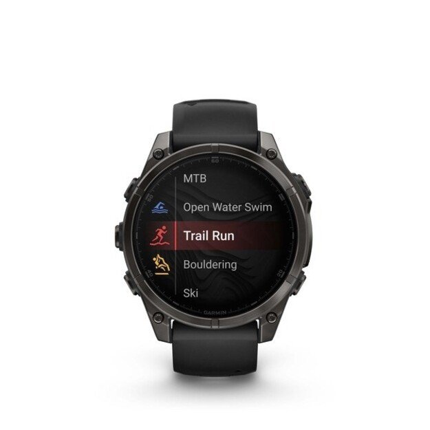 Garmin fenix 8 3.56 cm (1.4 ) AMOLED 47 mm Digital 454 x 454 pixels Touchscreen Black Wi-Fi GPS (satellite) 6