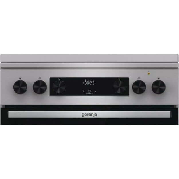 Gorenje GKS6C71XF Freestanding cooker with oven Silver 6