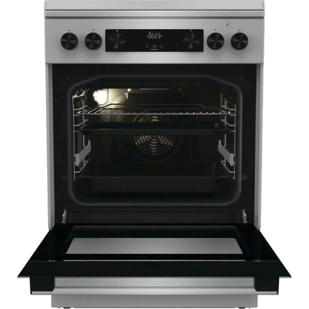 Gorenje GKS6C71XF Freestanding cooker with oven Silver 5