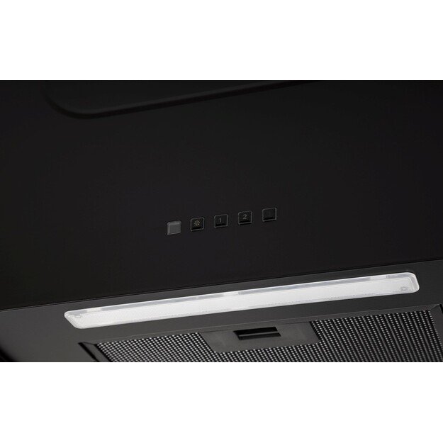 AKPO WK-12 Carmen black semi-matt T800 linear LED cooker hood 2