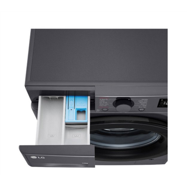 LG | Washing Machine | F4WR510SBM | Energy efficiency class A | Front loading | Washing capacity 10 kg | 1400 RPM | Depth 57 cm 7