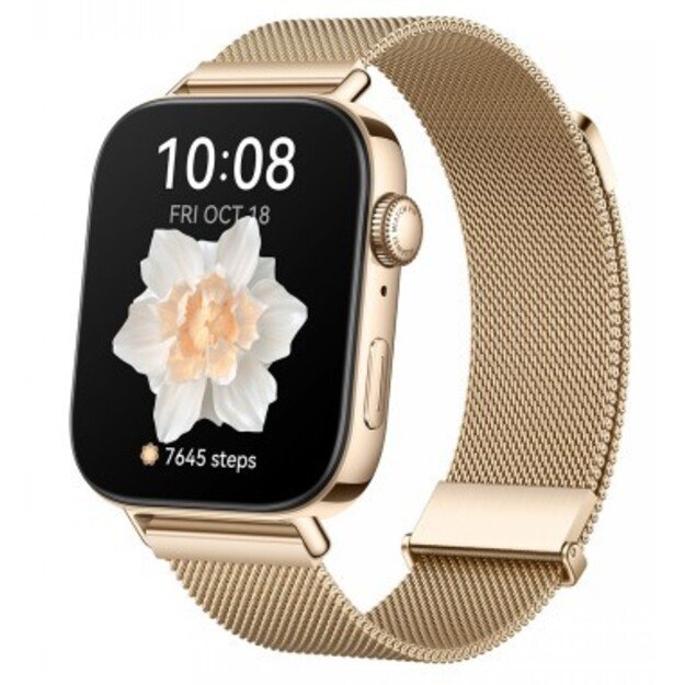 Huawei WATCH FIT 3 | Smart watch | GPS (satellite) | AMOLED | Waterproof | Gold