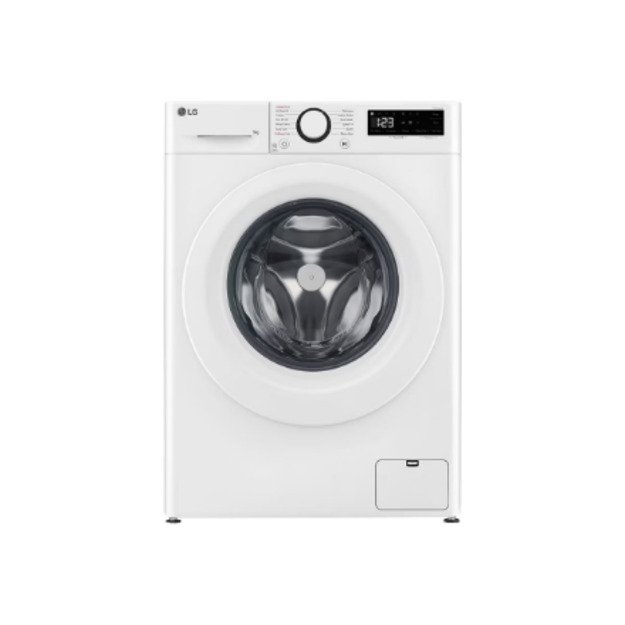 LG F4WR509SWW Washing machine, A, Front loading, Washing capacity 9 kg, Depth 55 cm, 1400 RPM, White | LG