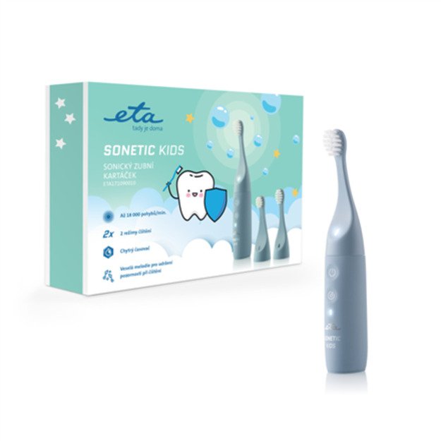 ETA Electric Toothbrush | ETA Sonetic Kids 171090010 | Rechargeable | For kids | Number of brush heads included 2 | Number of te 1