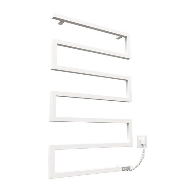 Elektrinis rank&scaron;luosčių džiovintuvas Kosser Zeta 900x550 ER, su laikmačiu, baltas (laidas de&scaron;inėje)