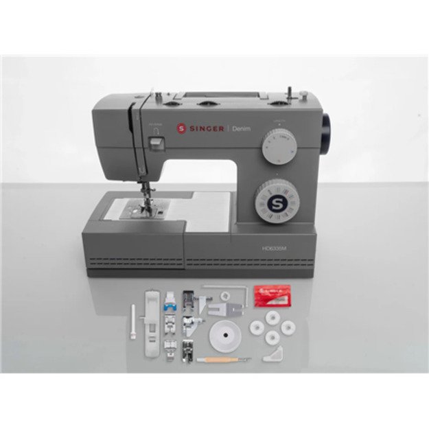 Singer Sewing Machine | HD6335M Denim | Number of stitches 32 | Grey 1