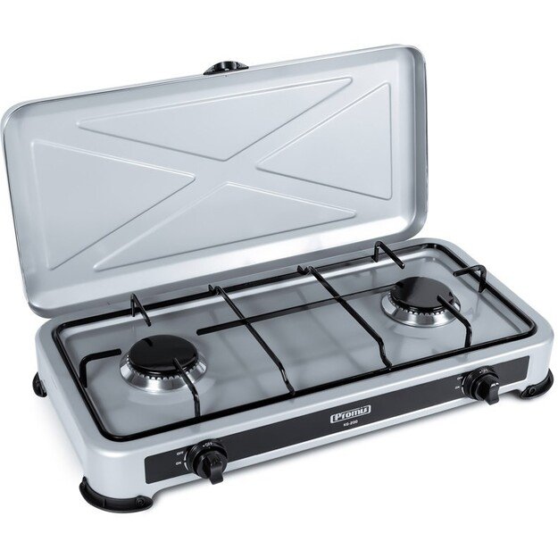 Gas stove PROMIS KG300 SILVER WITHOUT REDUCER