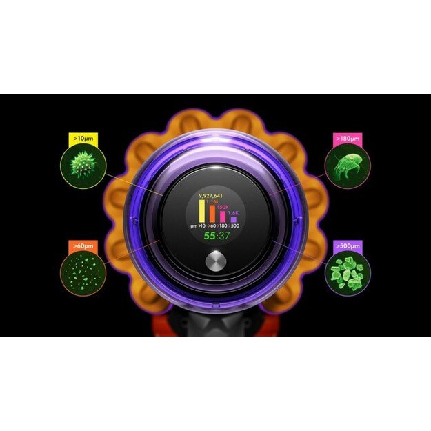 Dyson V15 Detect Absolute Belaidis dulkių siurblys, Gold