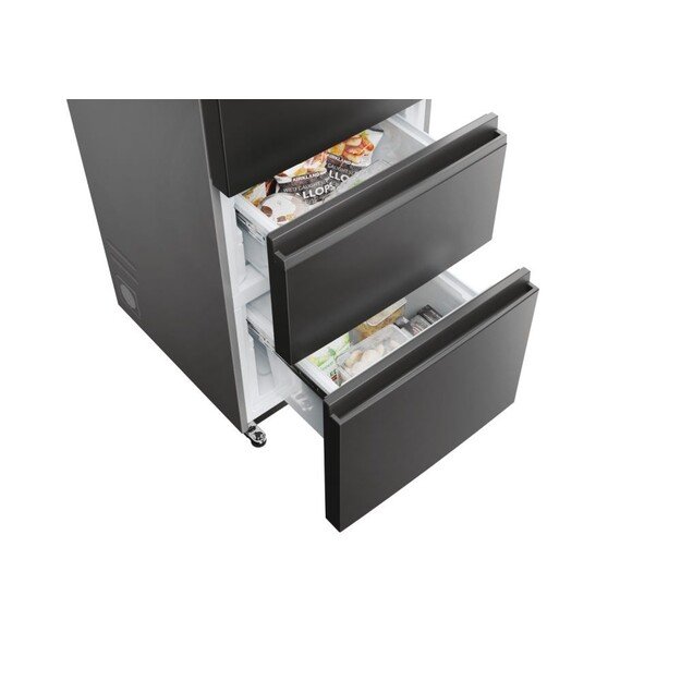 Haier 3D 70 Serie 5 HTR5719ENPT Freestanding 528 L Black 2