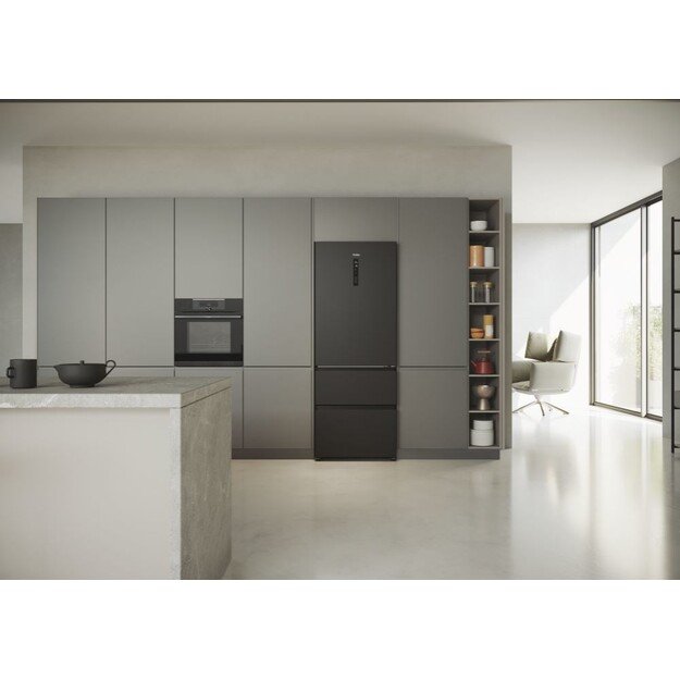 Haier 3D 70 Serie 5 HTR5719ENPT Freestanding 528 L Black 5