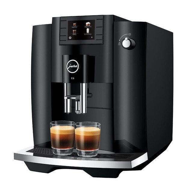 Jura E6 Piano Black espresso machine (EC)
