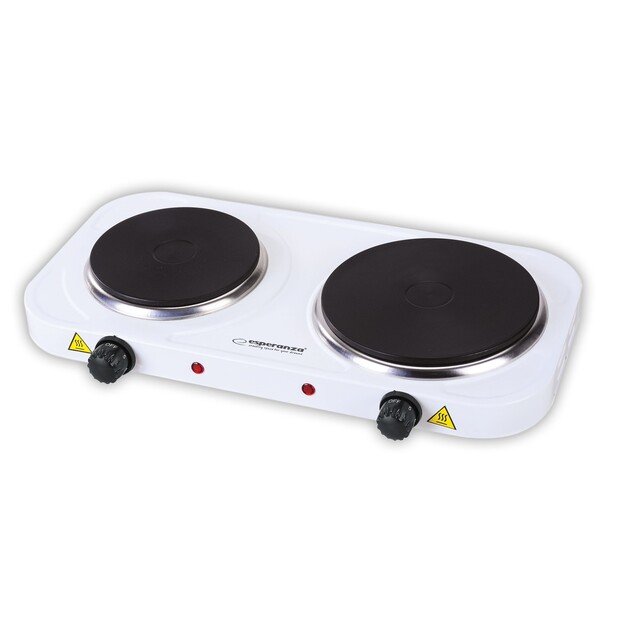 Esperanza EKH014W Electric cooker 2 zones White 2