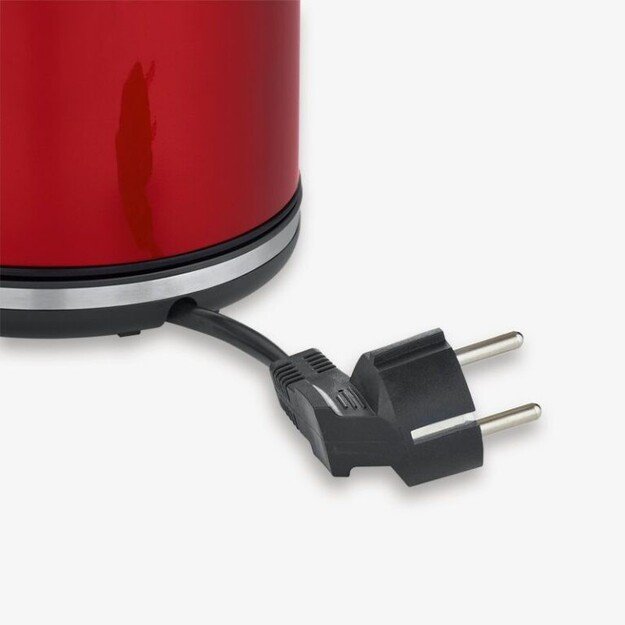 Severin WK 3427 electric kettle 1 L 2400 W Black, Red 2