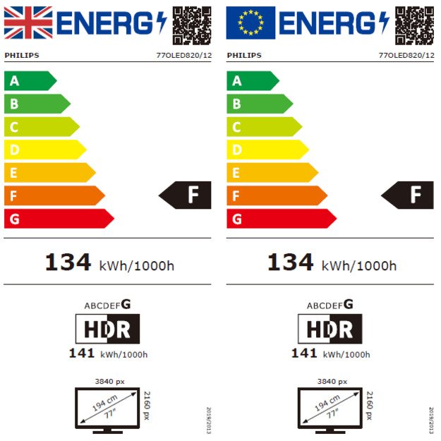 Televizorius PHILIPS OLED 77OLED820/12 3