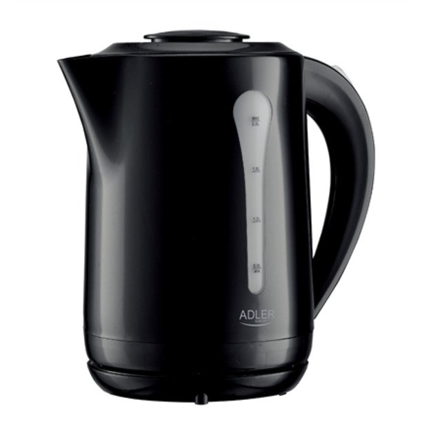 Adler Kettle | AD 1244 | Electric | 1850 W | 2.5 L | Plastic | 360&deg; rotational base | Black