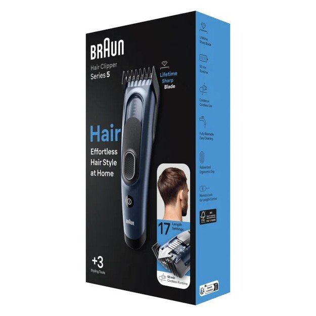 Hair clipper Braun HC5350 blue 2