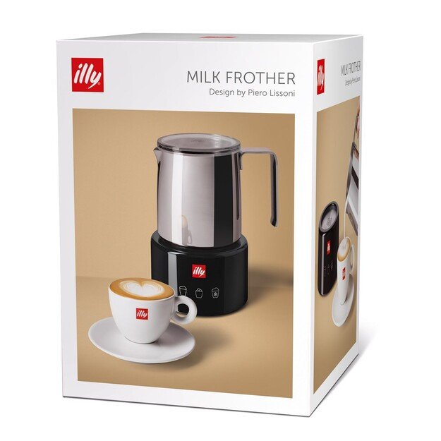 Illy 23760 milk frother/warmer Black, Stainless steel 2