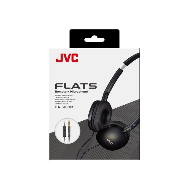 JVC HA-S160M Headset Wired Head-band Calls/Music Black 1