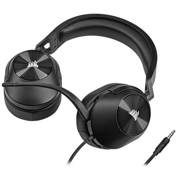 Corsair HS55 STEREO Headset Wired Handheld Gaming Carbon