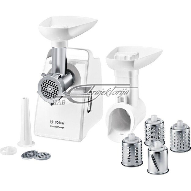 Shaver for grinding meat BOSCH MFW3X14W (2000W, white color)