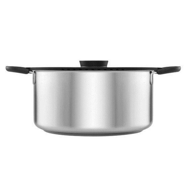 Fiskars 1026578 casserole dish Stainless steel Round 5 L