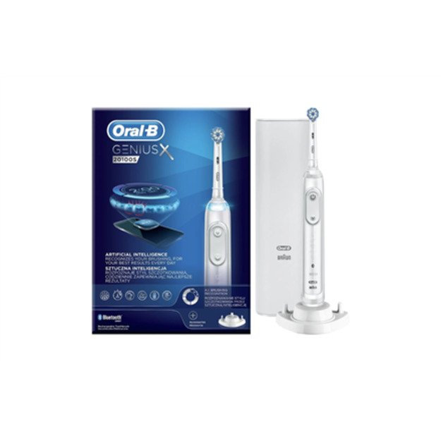 Oral-B | Genius X 20100S | Electric Toothbrush | Rechargeable | For adults | Number of brush heads included 1 | Number of teeth