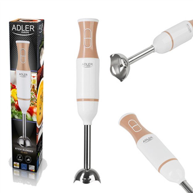 Adler | AD 4616 | 500 W | Hand Blender | Hand Blender | Number of speeds 2 | White