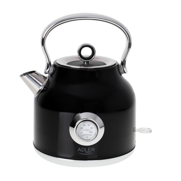 Adler | Kettle with a Thermomete | AD 1346b | Electric | 2200 W | 1.7 L | Stainless steel | 360