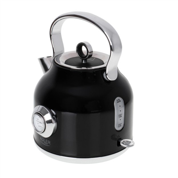 Adler | Kettle with a Thermomete | AD 1346b | Electric | 2200 W | 1.7 L | Stainless steel | 360