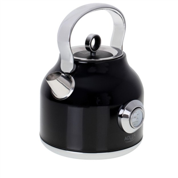 Adler | Kettle with a Thermomete | AD 1346b | Electric | 2200 W | 1.7 L | Stainless steel | 360