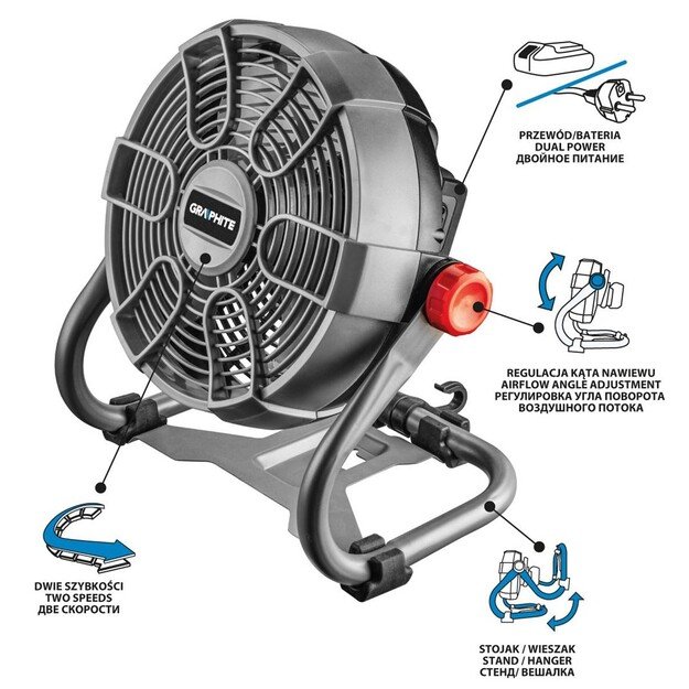 Energy+ 18V Cordless Fan