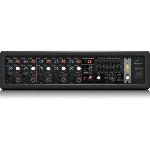 Behringer PMP550M audio mixer 5 channels 20 - 20000 Hz Black 4