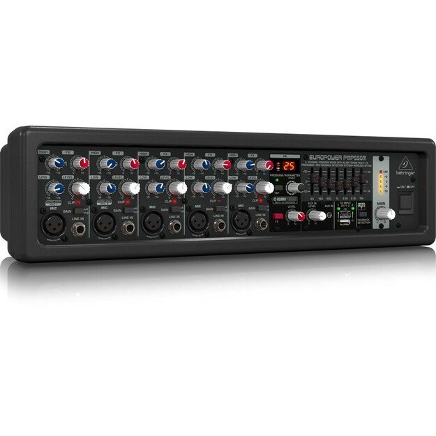 Behringer PMP550M audio mixer 5 channels 20 - 20000 Hz Black 3