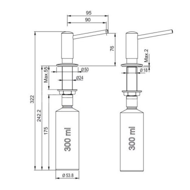 FRANKE SDR, 119.0155.993