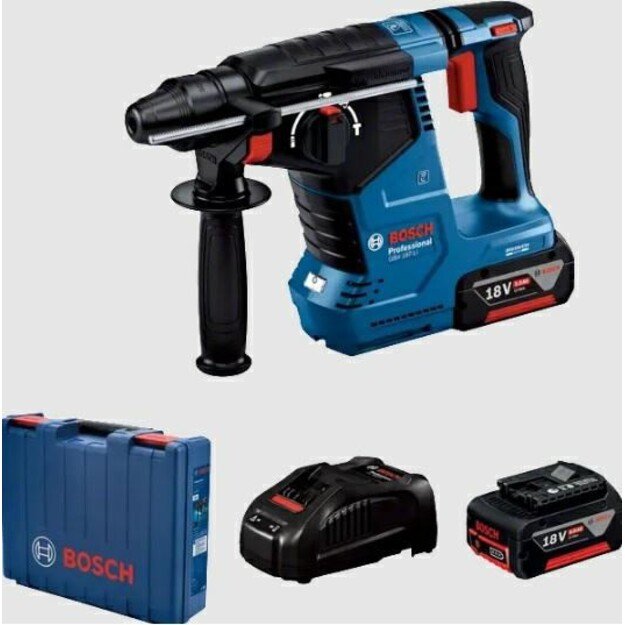 BOSCH. ROTARY HAMMER GBH 187-LI 2,4J 2x5,0Ah