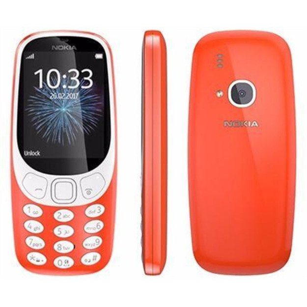 Nokia | 3310 (2017) | Red | 2.4   | TFT | N