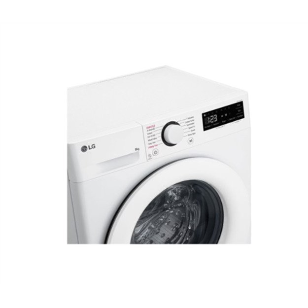 LG | Washing machine | F2WR508SWW | Energy efficiency class A | Front loading | Washing capacity 8 kg | 1200 RPM | Depth 47.5 cm 5