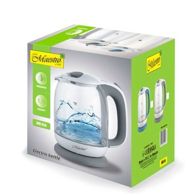 Feel-Maestro MR-056-GREY electric kettle 1.7 L 2200 W