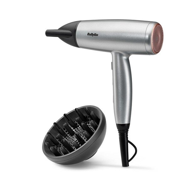 BaByliss Cosmos D580DE hair dryer 2100 W Satin steel