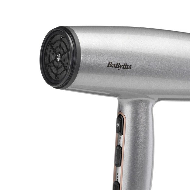 BaByliss Cosmos D580DE hair dryer 2100 W Satin steel 2