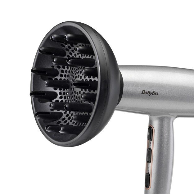 BaByliss Cosmos D580DE hair dryer 2100 W Satin steel 8
