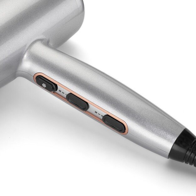 BaByliss Cosmos D580DE hair dryer 2100 W Satin steel 4